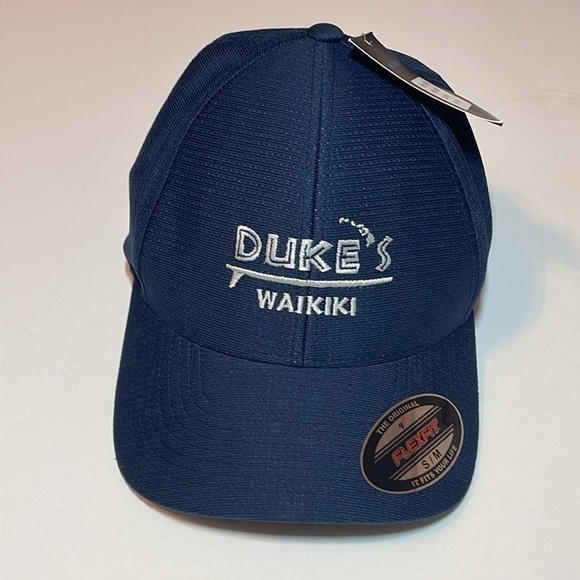 NWT Duke’s Waikiki Hawaii Baseball Hat flex fit - Picture 7 of 7